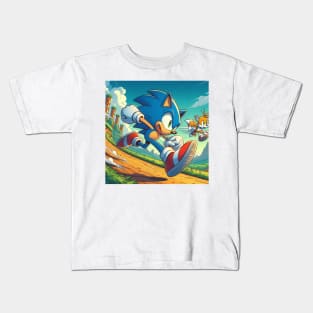 Sonic Racing Tails Kids T-Shirt